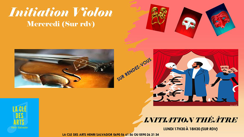 Initiation Violon & Théatre - La Clé des Arts