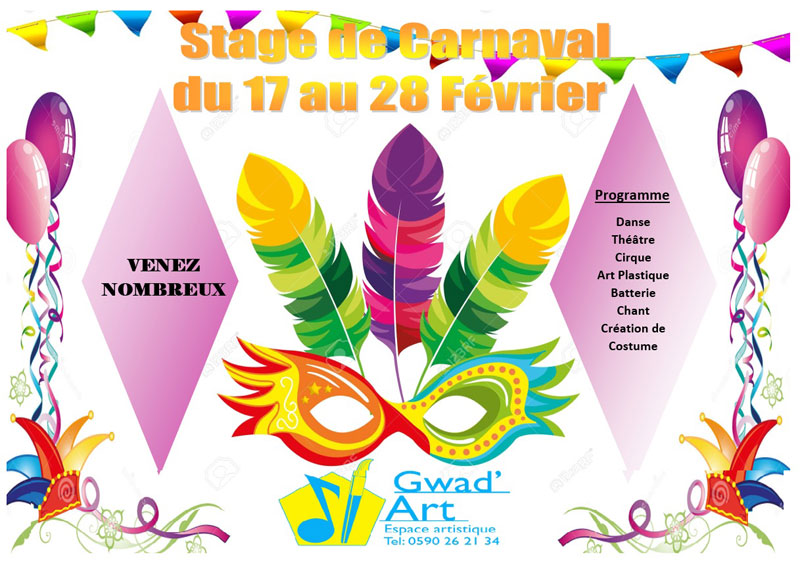 gwadart stage carnaval 2020